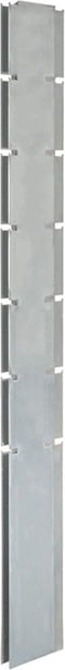 vidaXL - Schuttingpalen - 20 - st - 180 - cm gegalvaniseerd - staal - zilverkleurig