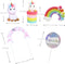 Betoverende Eenhoorn Taartdecoratie Set | Perfect voor Kinderfeestjes