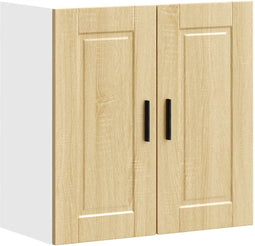 vidaXL - Keukenwandkast - Porto - bewerkt - hout - sonoma - eikenkleurig