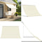 vidaXL - Uittrekbare luifel - 250x150 cm - Staal en stof - Crème