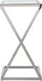 Bijzettafeltje Paramount 35x35cm - zilver