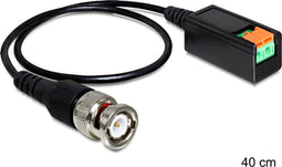 Delock - Kabel BNC Stecker zu Terminalblock 2 Pin 30 cm