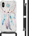 iMoshion Hoesje Geschikt voor iPhone Xs / X Hoesje Met Koord - iMoshion Design Hoesje met Koord - Transparant / Meerkleurig / Dreamcatcher