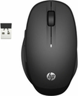 HP Dual Mode 300 - Draadloze Muis - Verbinding met 2 pc's - Zwart