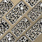 Hoesje Siliconen Geschikt voor Samsung Galaxy A7 (2018) - Design Backcover siliconen - Meerkleurig / Panther Black / Gold