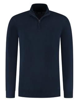 Boston Brothers BBO35F531 - Half Zip Pullover - Tijdloos Katoen - Maat L