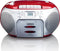 Lenco SCD-420 - Draagbare radio/CD-speler - FM radio en cassette - Rood