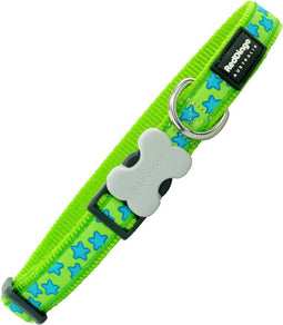 Dog collar Red Dingo Star 31-47 cm