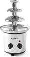 HENDI Chocoladefontein - 3 lagen - roestvrij staal - 1-1,5 kg capaciteit - 230V/170W - Zilver
