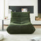 OKWISH Zitzak Stoel - Teddyfleece Lounge Stoel - Ergonomisch - Groen