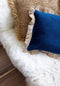 De Raffia Kussenhoes Vierkant - Naturel - 60x60