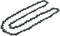 Kibani ketting 50 cm / 20 inch - Losse ketting voor de kettingzaag