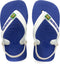 Havaianas Baby Brasil Logo - Slippers - Slingback bandjes - Marine Blue - Maat 23/24