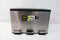 EKO Essential Splitted - Pedaalemmer 3x10 Liter - Soft-close - Mat RVS