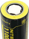 Nitecore IMR18490 met 1100 mAh, 3,6 V - 3,7 volt platte bovenkant zonder kop met positieve pool plat 49,05x18,5 mm, uiteindelijke laadspanning max. 4.2V