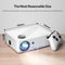 Belesy® Beamer Projector M20 - 4K Full HD Support - 6.000 Lumen - 10.000:1 Contrast - Projectie 30 tot 100 inch - Beamers - LCD + LED