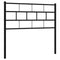 vidaXL - Hoofdbord - 100 - cm - metaal - zwart