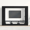 vidaXL - TV-kast - Muurbevestigd - Zwart - Eiken - 152x22x113 - cm