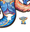 UNIDRAGON Houten Puzzel Voor Volwassenen Dier - Eeuwige Olifant - 102 stukjes - Small 25x19 cm