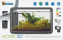 SuperFish Home 30 Aquarium - Zwart - 25 L