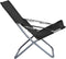 vidaXL - Strandstoelen - 2 - st - inklapbaar - stof - zwart