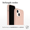 Accezz Liquid Silicone Backcover - iPhone 14 - Schokabsorberend - Roze