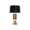 Bureaulamp Home ESPRIT Zwart Gouden 50 W 220 V