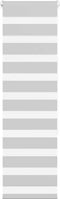 vidaXL - Zebra - rolgordijn - 40x150 - cm - stofbreedte - 35,9 - cm - lichtgrijs