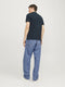 JACK&JONES JJEPAULOS - Poloshirt Korte Mouwen Slim Fit - Katoen/Polyester - Maat XXL