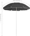 vidaXL - Parasol - met - stalen - paal - 180 - cm - antracietkleurig