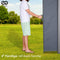 Infinity Goods Uittrekbaar Windscherm - 300 x 140 cm - Oprolbaar - Weerbestendig Antraciet
