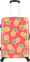 BHPPY Pretty Pineapple - Medium reiskoffer - Hardcase - 66 cm - 65L - Cijferslot - Zwenkwielen