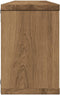 vidaXL - Wandschappen - kubus - 2 - st - 60x15x23 - cm - hout - artisanaal - eiken