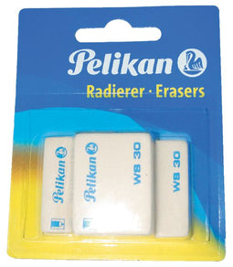 Pelikan - Gum pelikan ws30/3/b zacht 37x30x9mm | 8 stuks