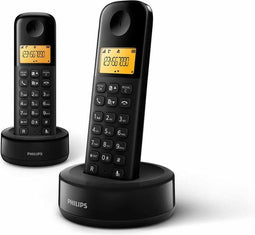 Philips D1602B/01 - Dect-telefoon - 2 handsets - Nummerherkenning (2 stuks)