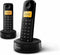 Philips D1602B/01 - Dect-telefoon - 2 handsets - Nummerherkenning (2 stuks)