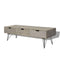 vidaXL - Tv-meubel - met - 3 - lades - 120x40x36 - cm - grijs