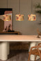 Lucide TANSELLE - Hanglamp - 3xE27 - Dimbaar - Multicolor