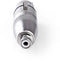 Nedis CAGP15933ME - XLR Adapter - XLR 3-Pin Female naar RCA Female - Zilver