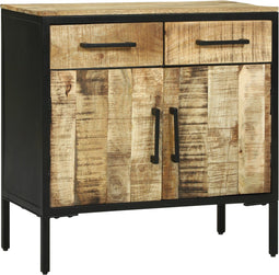 vidaXL - Dressoir - 70x35x70 - cm - Massief - Ruwhouten - Mango