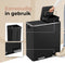 O'DADDY® Pedaalemmer - Prullenbak 60 liter - 2 vakken - Soft-Close - Zwart