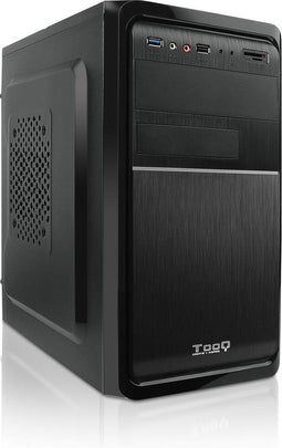 ATX Micro Box with Power Feed TooQ ICACMM0173 500W 1 x USB 2.0 1 x USB 3.0