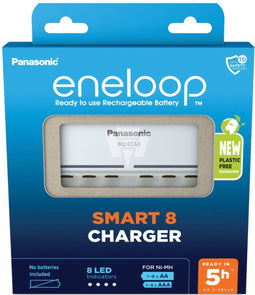Panasonic Eneloop BQ-CC63E - Oplader voor 8 batterijen