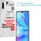 iMoshion Hoesje Geschikt voor Huawei P30 Lite Hoesje Siliconen - iMoshion Design hoesje - Transparant / Meerkleurig / Shipping label