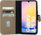 Mobiparts Leather 2 in 1 Wallet Case - Samsung Galaxy A25 - Luxe leder met uitneembare backcover - Taupe
