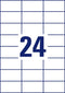 Avery L4718REV-20 - Folie-etiketten - Scheur- en waterdicht - Temperatuurbestendig (20 stuks)