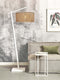 GOOD&MOJO Vloerlamp Java - Bamboe Zwart - 75x50x176cm - - Staande lampen voor Woonkamer - Slaapkamer