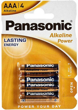 Panasonic PBALR03B4 - AAA batterijen - Alkaline Power 1.5 V - (4 stuks)