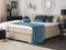 ADMIRAL - Boxspringbed - Zandbeige - 180 x 200 cm - Polyester