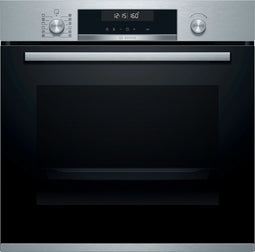 BOSCH HBA578BS0 - Inbouw oven - 71 liter - Energieklasse A - 10 verwarmingssystemen - Pyrolyse + Hydrolyse reiniging